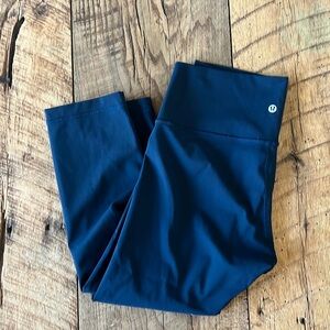lululemon Wunder Under Navy Leggings